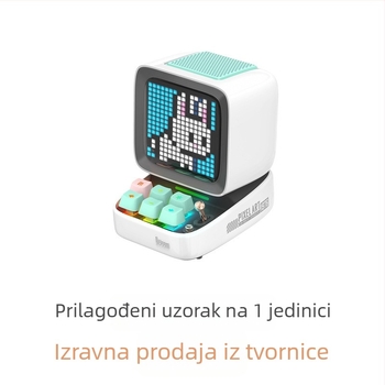 Ditoo Pro Divoom Dot Pixel Zvučnik s Subwooferom i Karaoke Mikrofonom za Računalo • Bluetooth 5.0 • 25W • Raspon frekvencija 60Hz-15kHz • Ugrađena baterija 4000-6000mAh • Doseg do 10 m