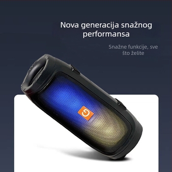 Bežični Bluetooth zvučnik s TWS stereo, 6W izlaz, ugrađena baterija 500–800 mAh, Bluetooth 5.0, frekvencijski raspon 100 Hz–20 kHz, domet 10 m