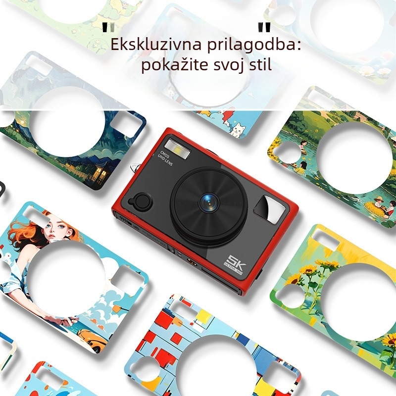 Digitalna kamera s CMOSS senzorom od 20,3 MP, 5x optički zoom, elektronicka stabilizacija slike, vodootporna i otporna na prašinu, pohrana na TF karticu