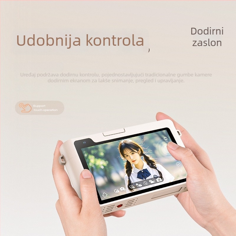 DX8 digitalna kamera s dodirnim zaslonom, CMOS senzor, 24 MP, periskop širokokutni objektiv, Wi-Fi