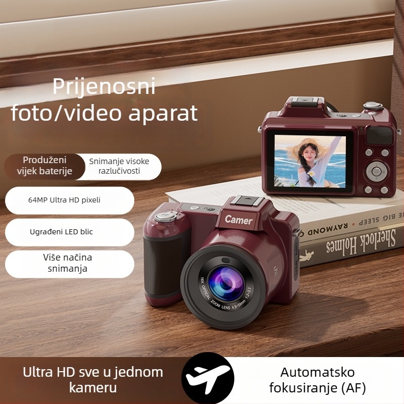 Digitalni fotoaparat M29 s CMOS senzorom 1/2.3 inča, 21MP, rezolucija 6144×4912, 16x digitalni zum, periskopijski objektiv