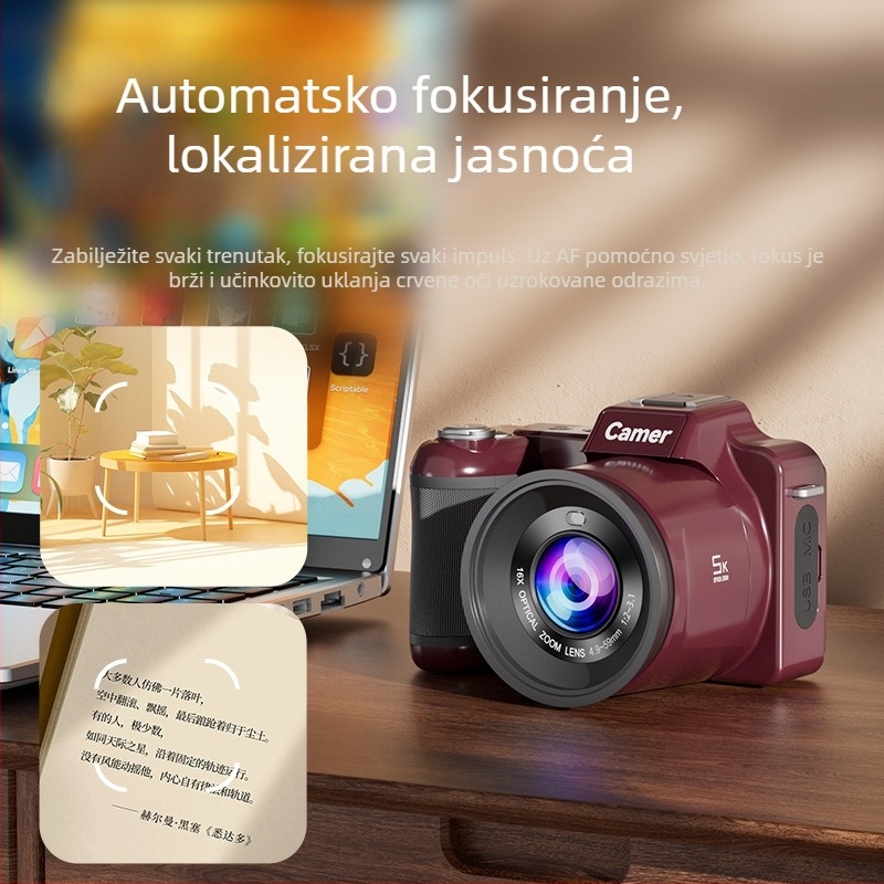 Digitalni fotoaparat M29 s CMOS senzorom 1/2.3 inča, 21MP, rezolucija 6144×4912, 16x digitalni zum, periskopijski objektiv