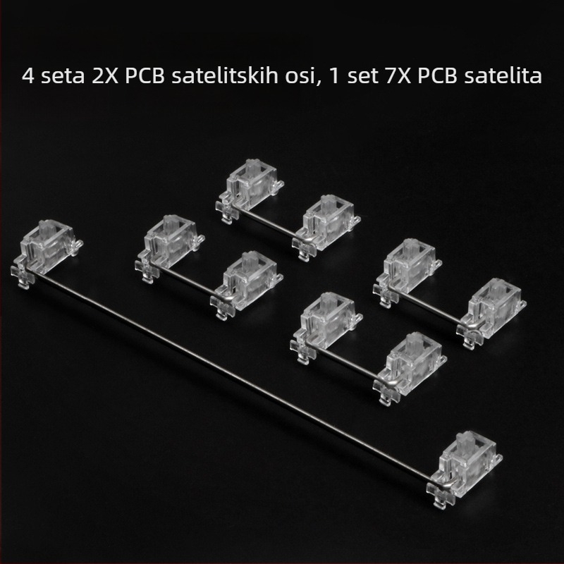 JKDK mehanička tipkovnica s prozirnom satelitnom osi, model Transparent satellite axis, žično spajanje