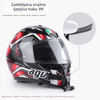 Brada kacige nosač XSF-150A s držačem za telefon; kompatibilan s GoPro/DJI i akcijskim kamerama