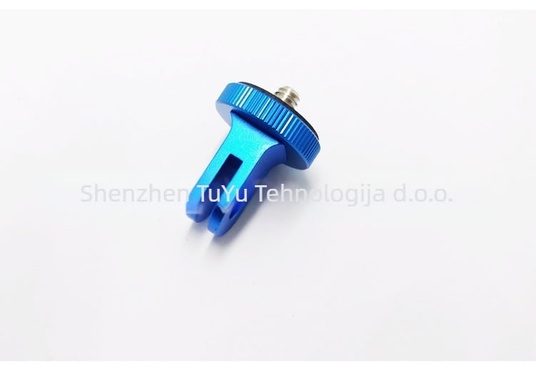 Mini adapter aluminijske legure za GoPro, kompatibilan s tripodima Mountain Dog i Xiaoyi (Yi), 1/4-20 navoj