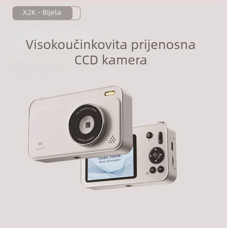 CCD digitalni fotoaparat s 1/1.7'' senzorom, više od 20 MP, 8x digitalni zoom, 2,3'' LCD, potpuno ručni rad