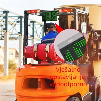 Auto LCD zaslon C188, LED zaslon, kućište ABS+PC, opća kompatibilnost