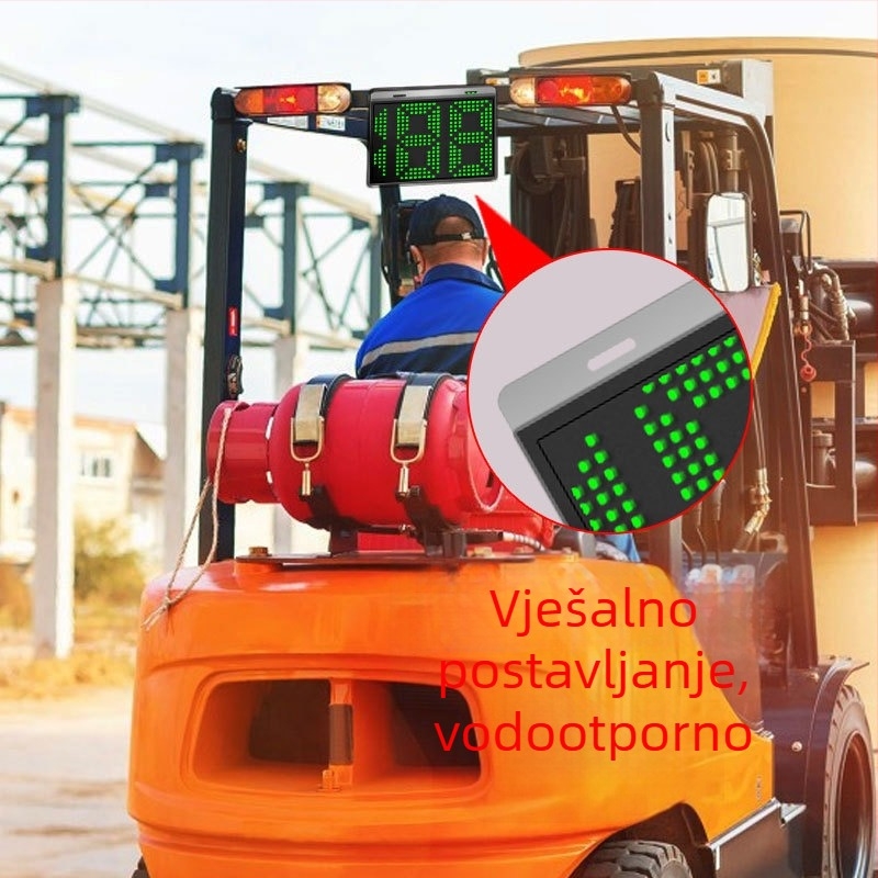 Auto LCD zaslon C188, LED zaslon, kućište ABS+PC, opća kompatibilnost