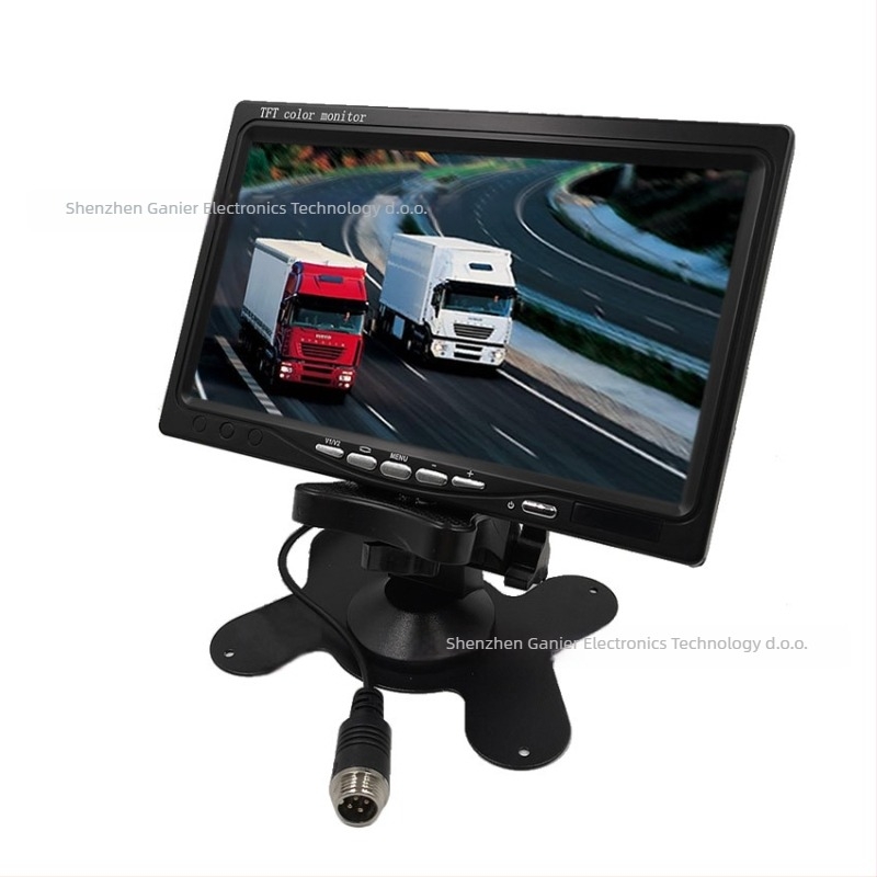 Monitor za vožnju unatrag s kamerom, 1080P TFT zaslon, CVBS ulaz, model JL-YJC-7003-1033-T