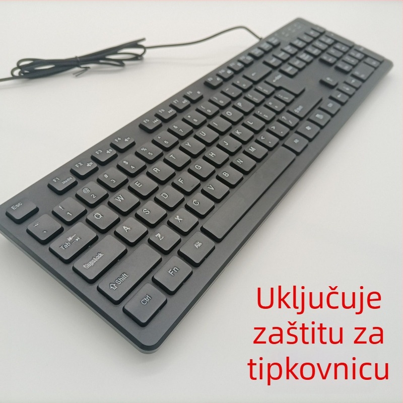 Numerička tipkovnica, žični USB, bez pozadinskog osvjetljenja, za stolno računalo/domaću upotrebu
