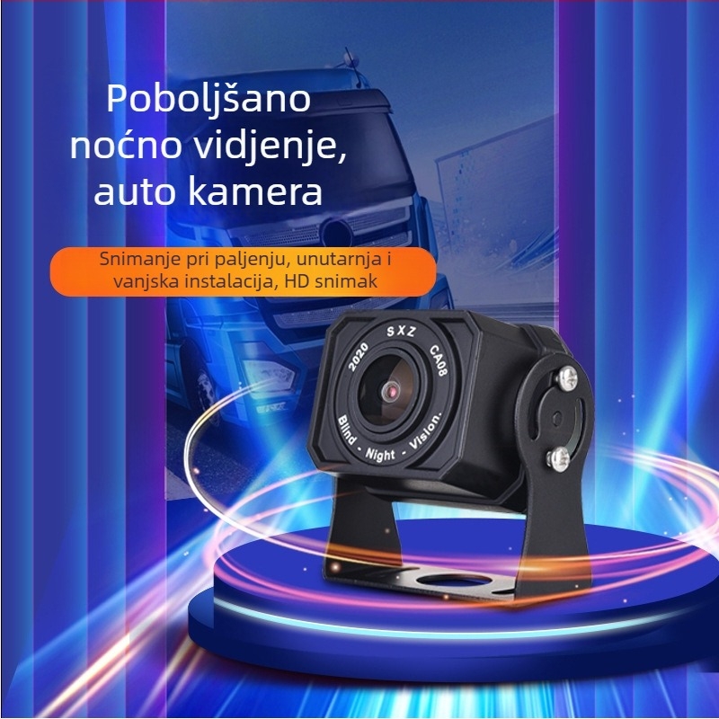 Sight Walker kamion kamera za vožnju s četiri kanala, punobojno noćno vida, 120° kut gledanja, 1080p, podrška TF kartici do 128GB, dodirno upravljanje