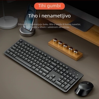 Bežični set tipkovnice i miša – USB sučelje, 1000 DPI optička rezolucija, USB prijemnik (1000 DPI optička rezolucija, USB sučelje, USB prijemnik)
