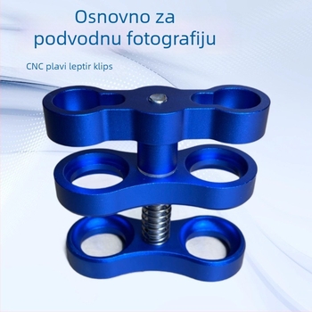 GoPro dodatak od aluminijske legure – ultra lagani držač za podvodno osvjetljenje s CNC leptir klipom