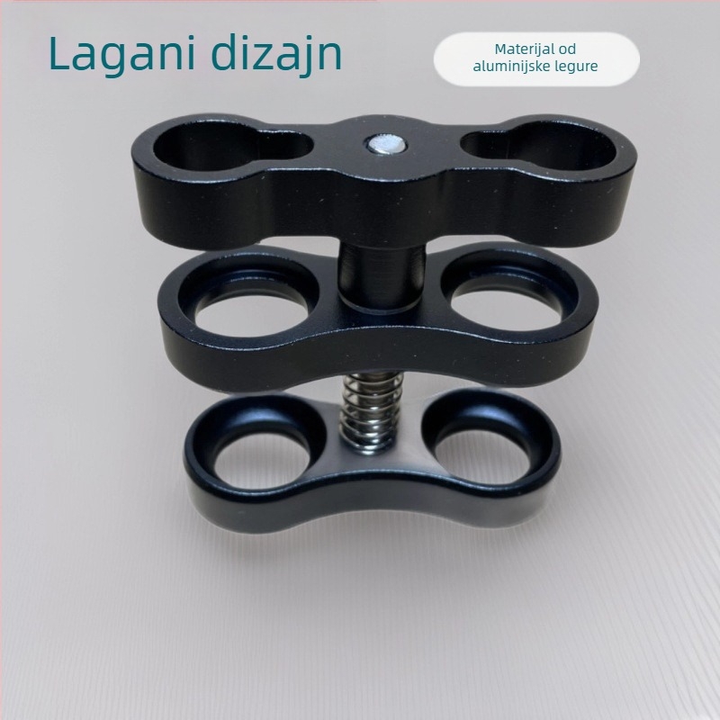 GoPro dodatak od aluminijske legure – ultra lagani držač za podvodno osvjetljenje s CNC leptir klipom
