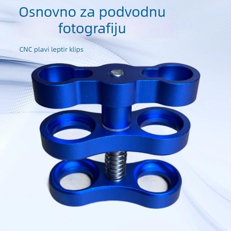 GoPro dodatak od aluminijske legure – ultra lagani držač za podvodno osvjetljenje s CNC leptir klipom