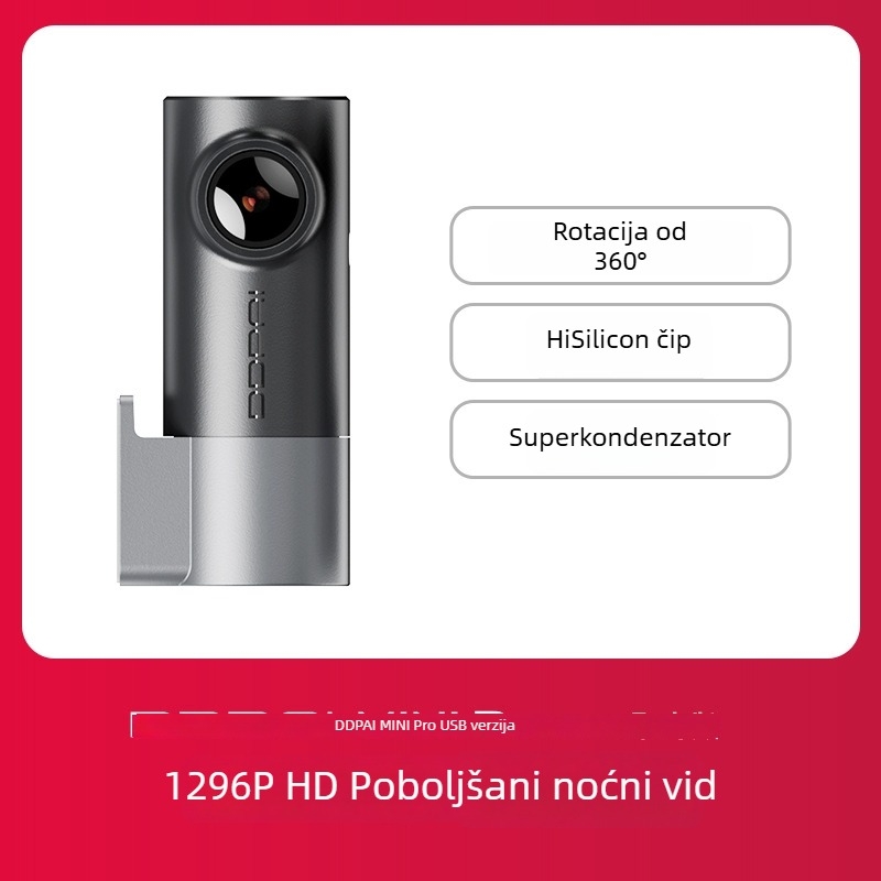 Auto kamera 2025 novi model, bežična, Ultra HD noćni vid, nadzor parkiranja, 24-satno snimanje