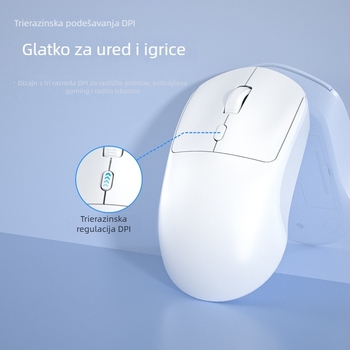 GPW-9 Bežični Bluetooth miš, 1600 DPI, 4 tipke, 100 g, kompatibilan s notebookom