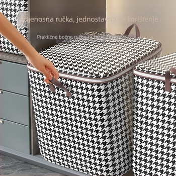 Torba za skladištenje deke, kubnog oblika, netkani materijal, višenamjenska, skladište u spavaćoj sobi