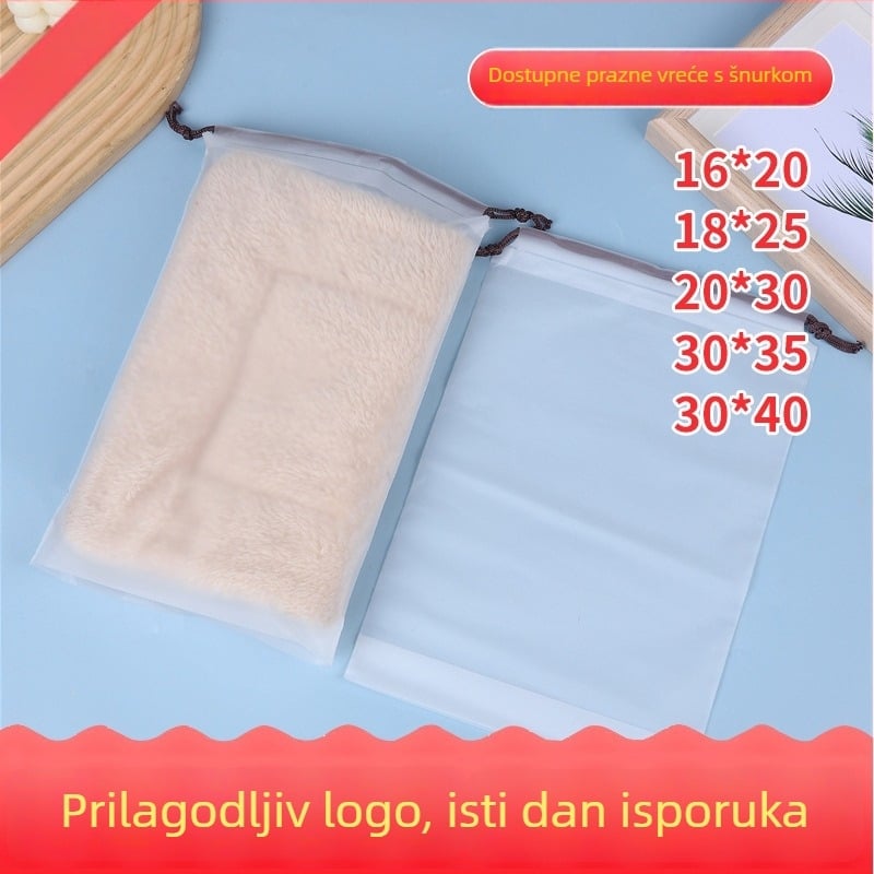 Torba s vrpcom od EVA-a, mat završna obrada, džepovi s uzorkom medvjeda, dvostruka konstrukcija