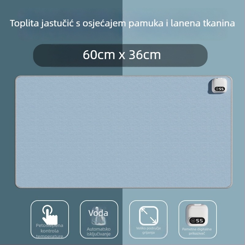 Grijajuća podloga za miš, izravno priključivanje, 220V, 75W, PU materijal