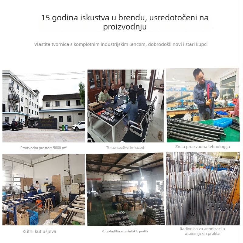 Aluminijska kuglasta glava za stativ od legure s 360° panoramskim pomakom i 90° nagibom, težina 400 g, navoja za montažu