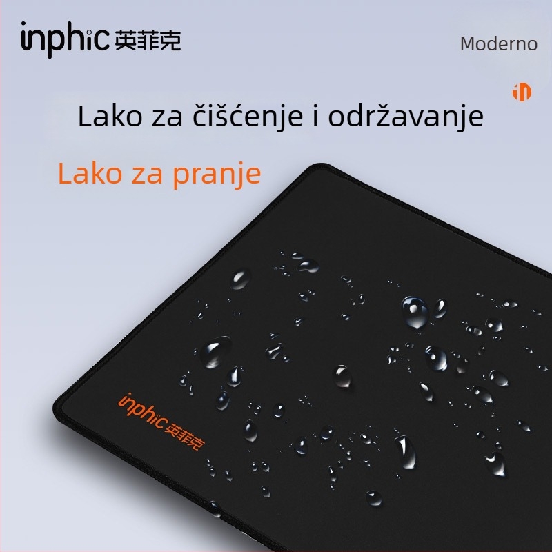 Inphic PD100 mišja podloga, tekstilna stolna podloga, protuklizna, jednostrana, tisak logotipa, OEM prilagodba