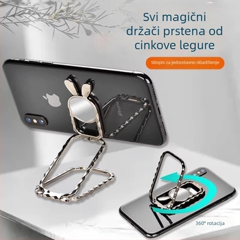 Stalak za telefon na stolu s 360° rotacijom, sklopiva konstrukcija, cinkova legura, podrška prilagodbi