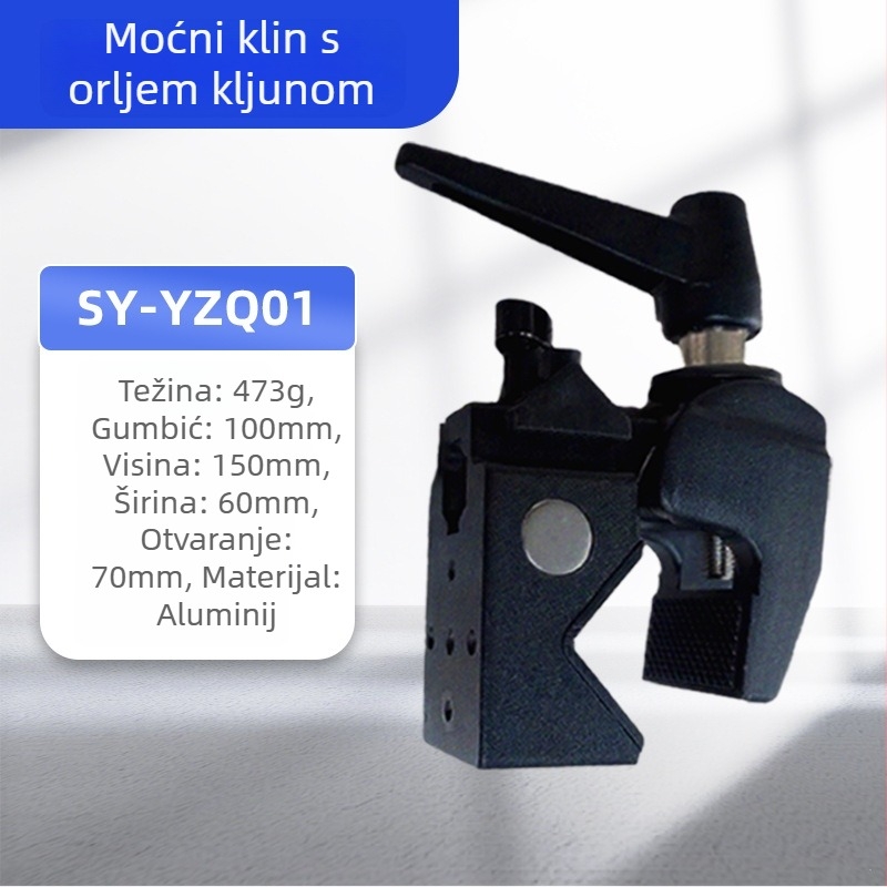 Monopod od aluminijske legure, nosivost 6–10 kg, težina 500–1000 g, model Sy-yzq