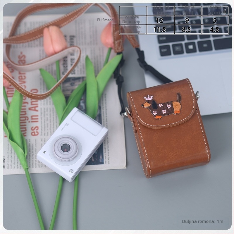 Torba za digitalni fotoaparat s crossbody remenom, Oxford materijal, kompatibilna s Canon G7X II/III i Sony, unisex, proljeće 2025, kućno skladištenje