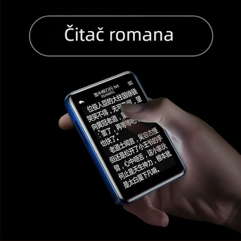 Elektronički čitač knjiga s Bluetooth MP3, napajanje iz cigaretne utičnice automobila, model T8, 128MB memorije, MP3 sučelje automobila; paket uključuje punjač i Bluetooth slušalice
