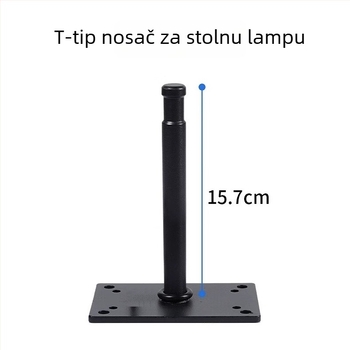Stalak za rasvjetu za plafon, fotografijski, višestruko podešavanje kutova, željezo, promjer cijevi 16 mm, nosivost 5 kg — Shadow Knight