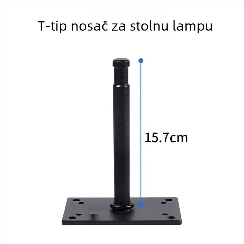 Stalak za rasvjetu za plafon, fotografijski, višestruko podešavanje kutova, željezo, promjer cijevi 16 mm, nosivost 5 kg — Shadow Knight
