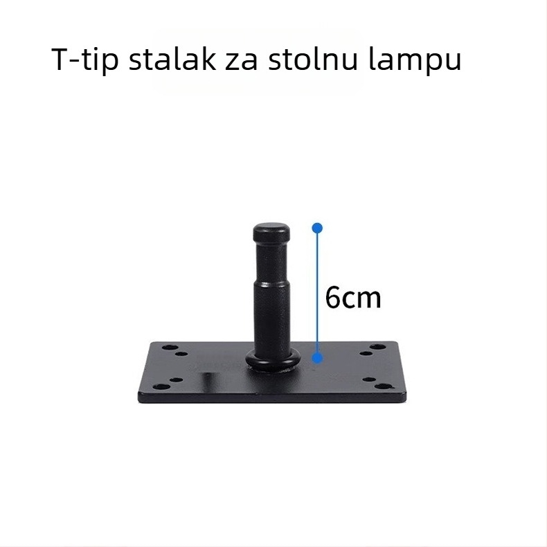 Stalak za rasvjetu za plafon, fotografijski, višestruko podešavanje kutova, željezo, promjer cijevi 16 mm, nosivost 5 kg — Shadow Knight