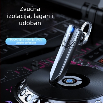 Bežične Bluetooth slušalice s visećim dizajnom, domet 10 m, trajanje baterije >8 h, IPX3 vodootpornost, Bluetooth 5.0