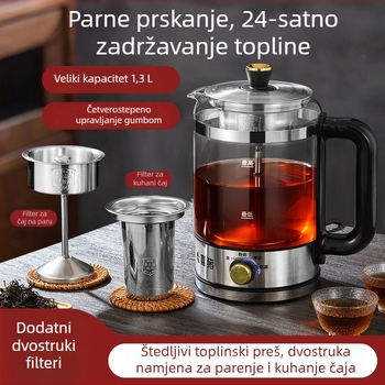 Sedme generacije staklenog čaja s parom, automatsko držanje topline i električno grijanje za cvjetni čaj