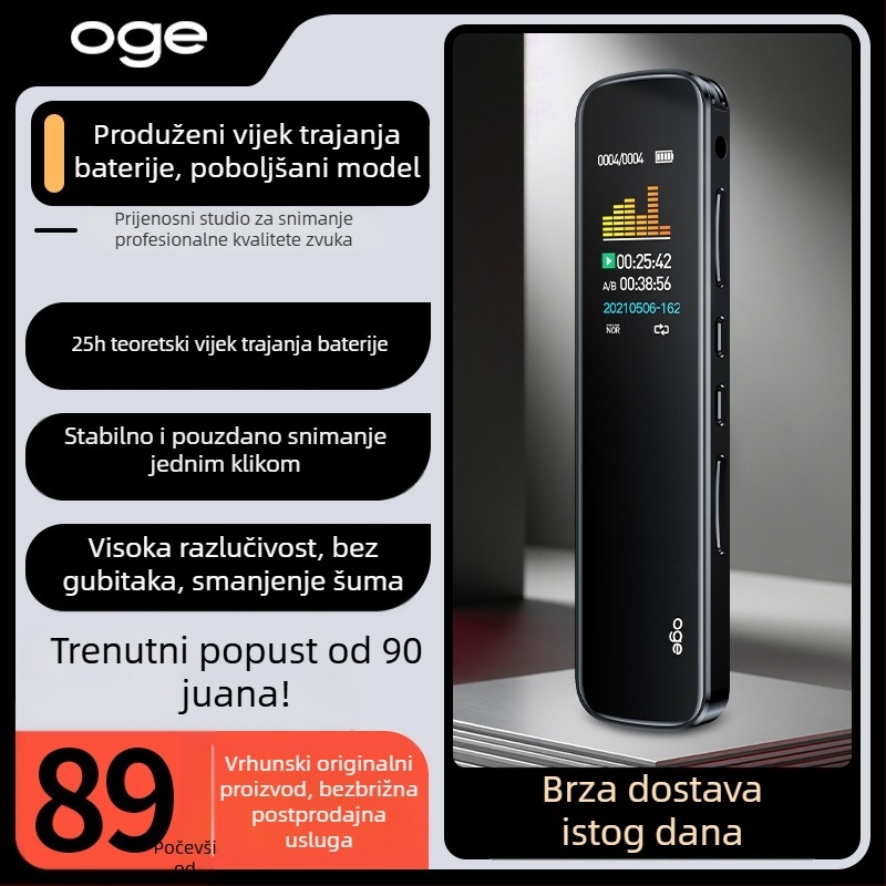Prenosno zapisno pero 2025, novi model s visokokvalitetnim uklanjanjem šuma za studente i profesionalce