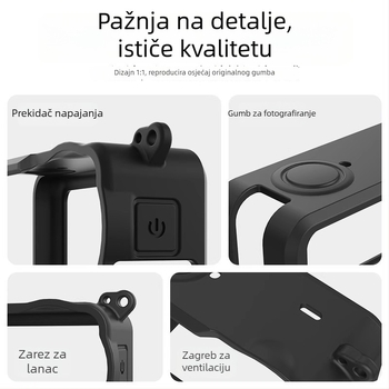 axyn silikonska zaštitna futrola za DJI Osmo Action6 – protuklizna i otpornost na pad