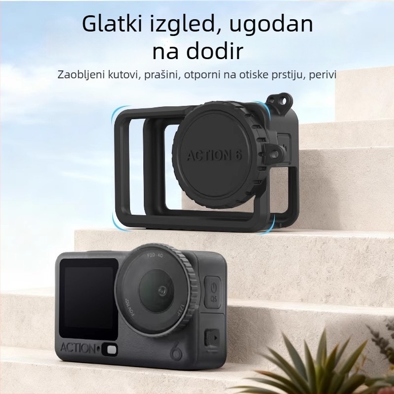 axyn silikonska zaštitna futrola za DJI Osmo Action6 – protuklizna i otpornost na pad