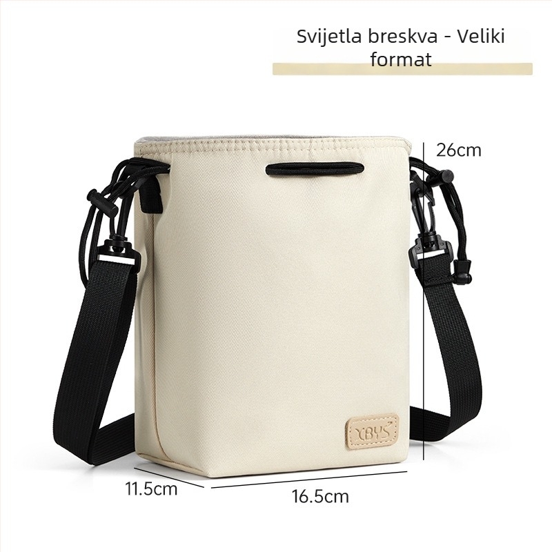 Torba za fotoaparat s pretincem za objektiv, lagana crossbody torba, Oxford platno, za Fuji i Canon, remen s zračnim jastučićem, kućno skladištenje