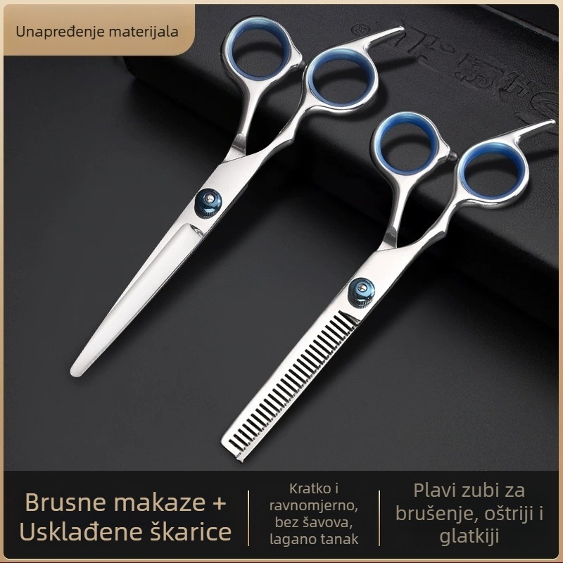 Škare za njegu kućnih ljubimaca sa ravnim i zakrivljenim oštricama za pse, visoko kvalitetno čelika, beauty škare brenda Quickly