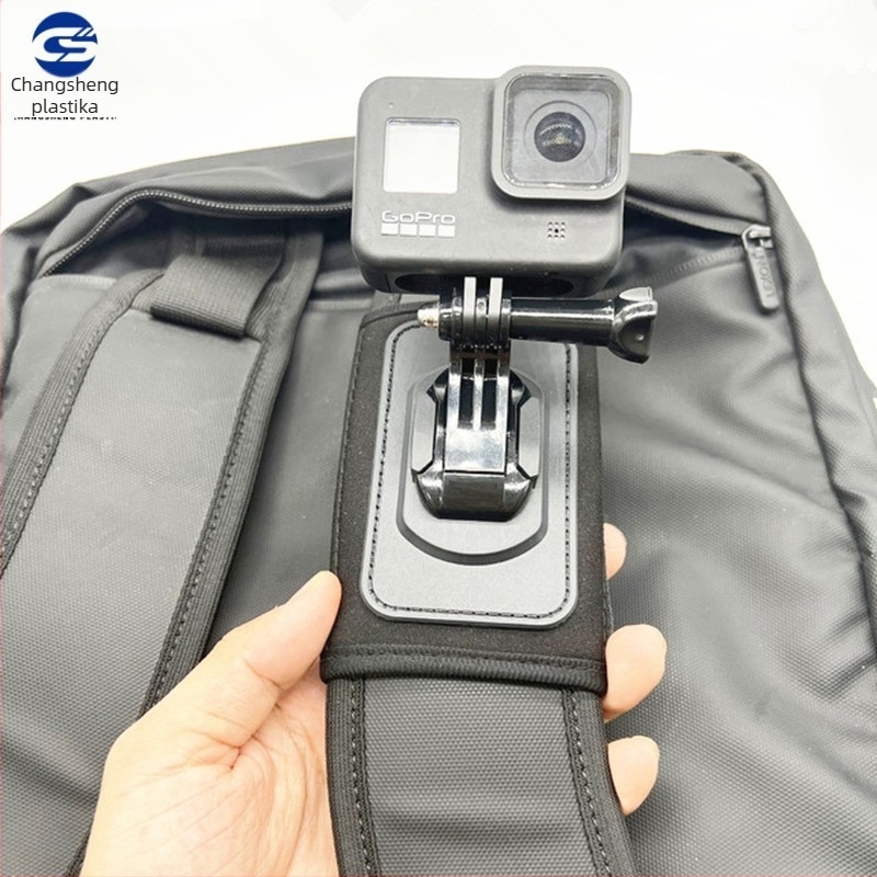 GoPro akcijska kamera: čvrsta nosač za ramenski remen, nosač za ruksak, pogled iz prvog lica, materijal ABS + ronilački materijal