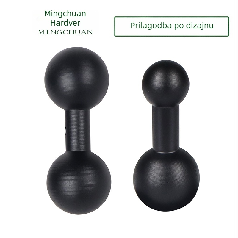 Držač mobitela za motocikl iz aluminijske legure s 20 mm/17 mm dvostrukom kugličnom glavom