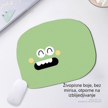 Mala podloga za miša s karikaturnim dizajnom, prijenosna gumena podloga za stol s protukliznom površinom