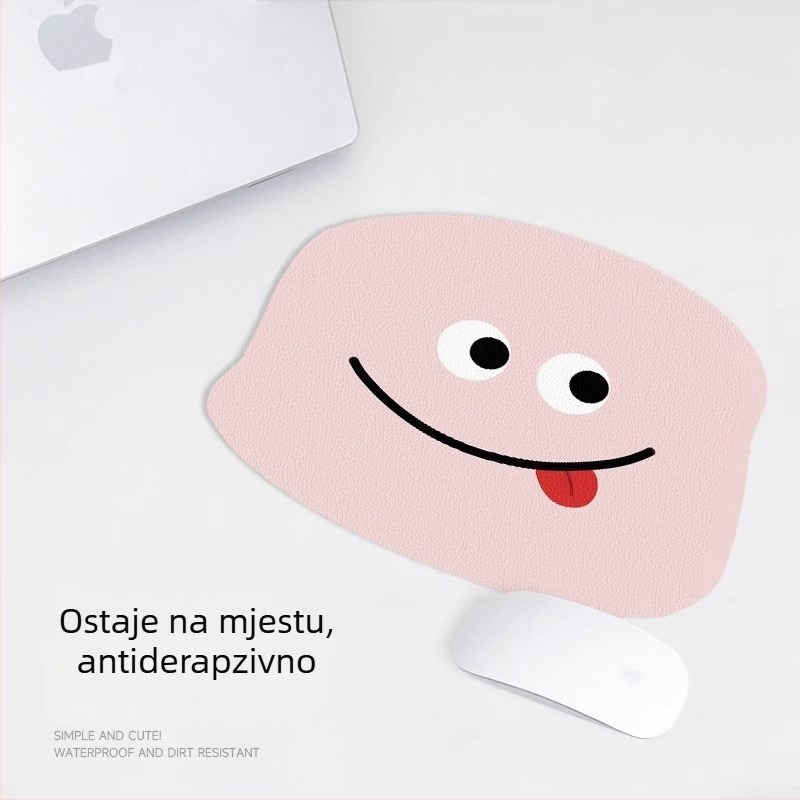Mala podloga za miša s karikaturnim dizajnom, prijenosna gumena podloga za stol s protukliznom površinom