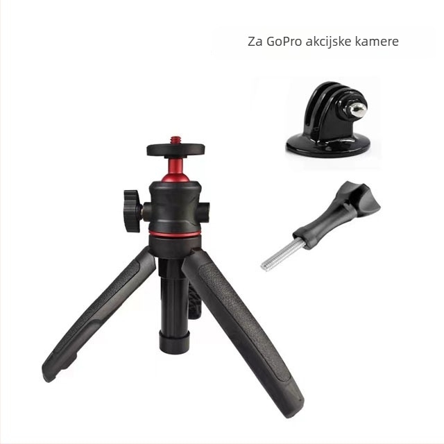 Prošireni Selfie Stick Tripod za akcijske kamere – Model ST-27, Materijal: ABS aluminijska legura, Kompatibilno sa Motion Kamerom, Otisak logotipa, Licencirana privatna marka dostupna