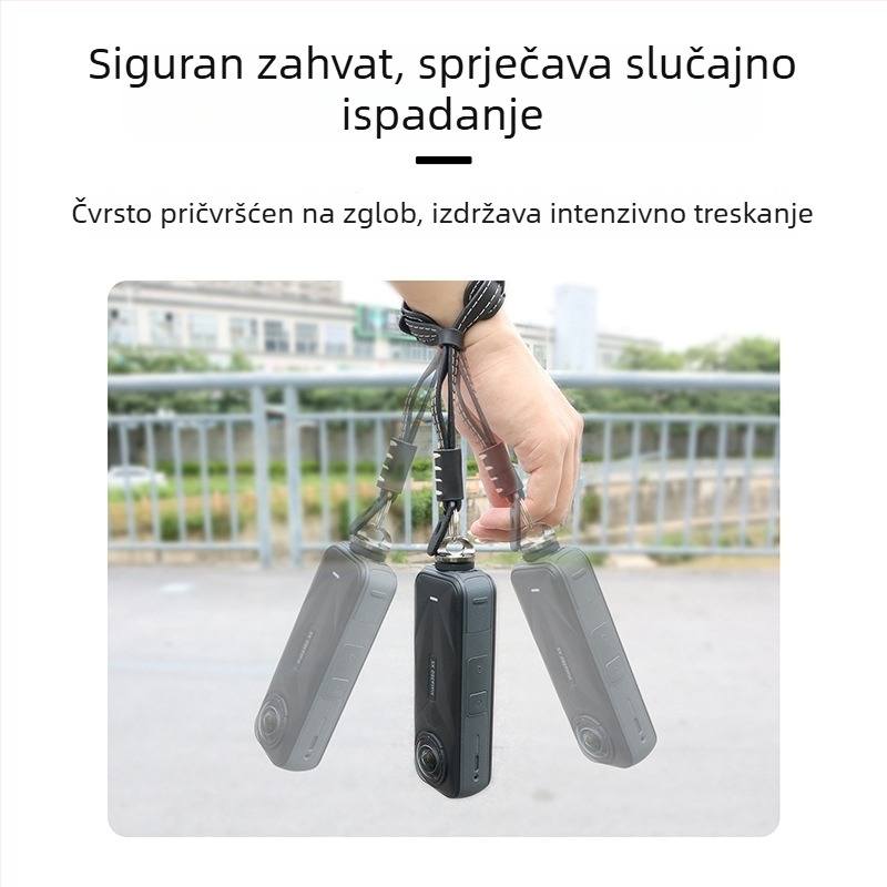 Narukvica za zglob Insta360 X5/X4/X3 – brzo oslobađanje, anti-gubitak, dodatak za kameru 360°