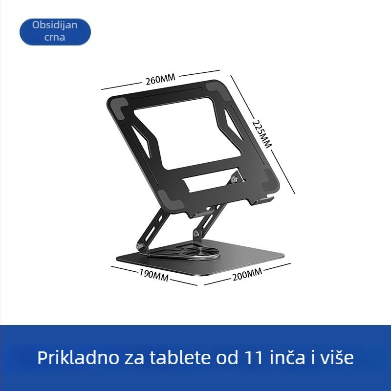 L35 stalak za prijenosno računalo, rotirajući, 680 g, kompatibilan s iPadom, iPhone i iPod touch