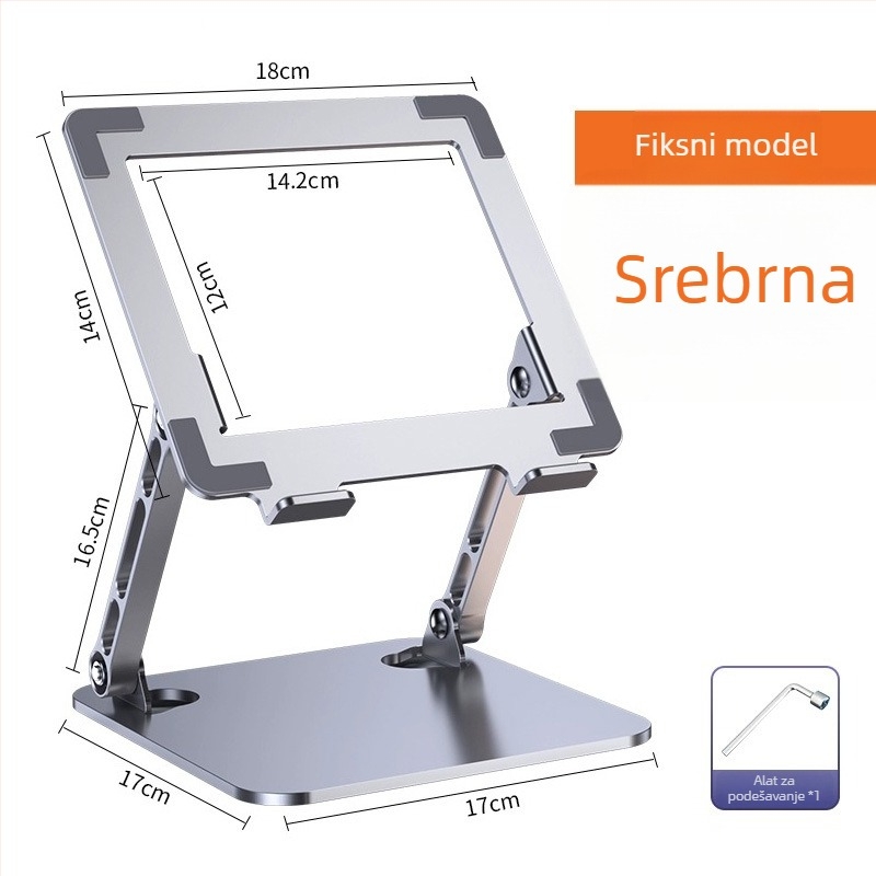 Veliki metalni držač za tablet, 11-inčni iPad Pro, uspravni tip nosača za igranje