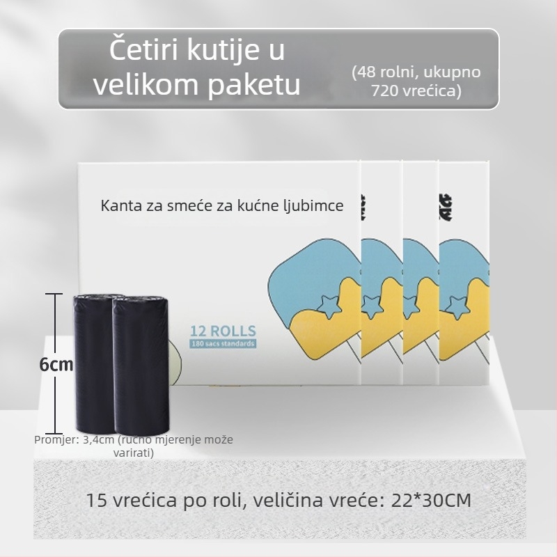 Torbe za otpad mačke kućice – male vrećice za skupljanje izmeta, vrećice za stelju – Značka Unique