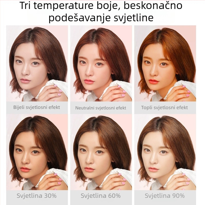 Prijenosna rasvjeta za fotografije za telefon (Youguang RL-6/RL-8/RL-10/RL-12) – dimmable, prilagodljiva boja svjetla i svjetline